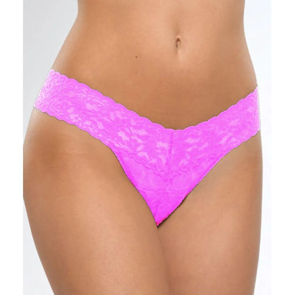Pack of 2 Net Lace Panty - Cotton Jersey Panty - Mix Colours