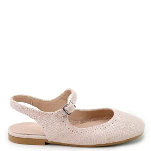 Papanatas Rose Linen Slingback