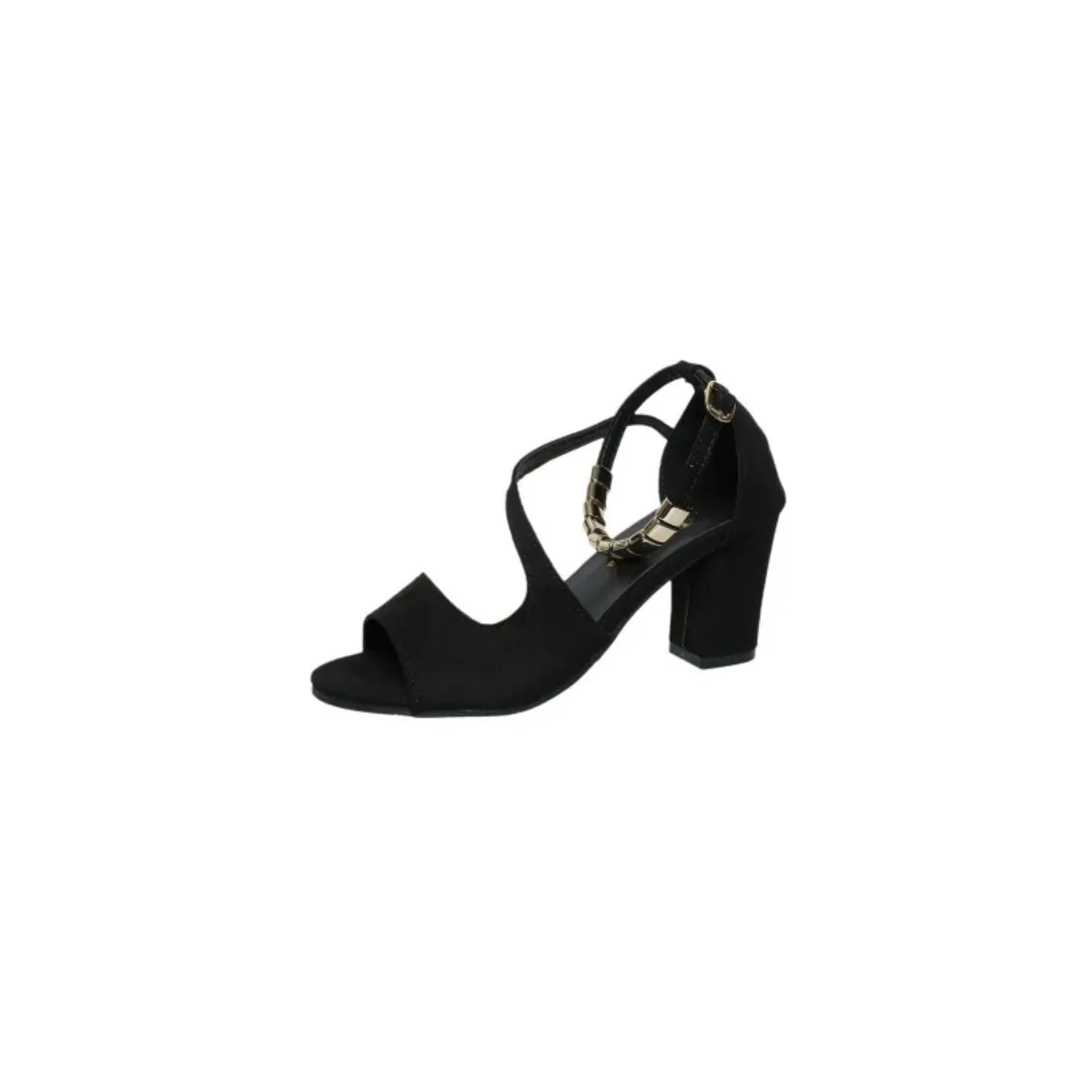 Peep Toe Block Heels Sandals