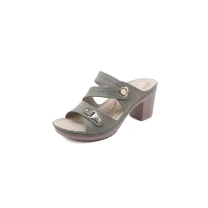 Peep Toe Block Heels Sandals