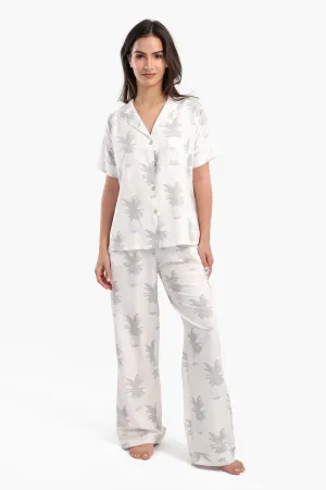 Pineapple Printed Pyjama Set