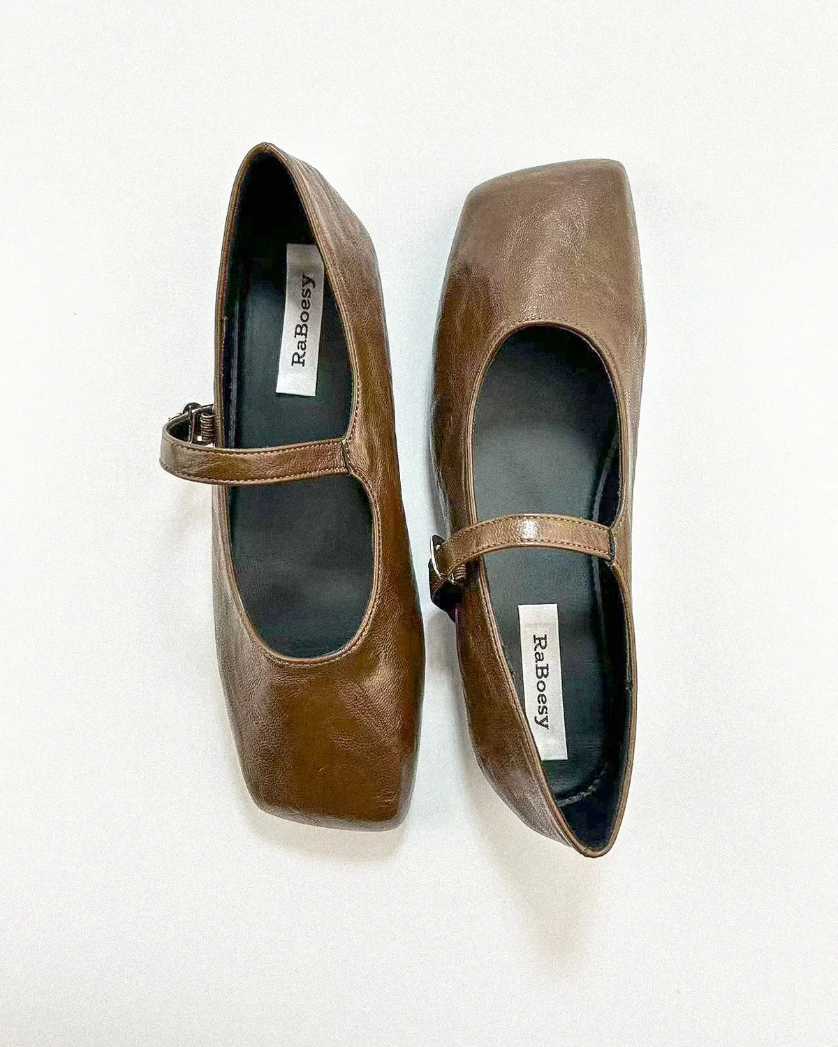 Plain Toe Mary Jane Flats