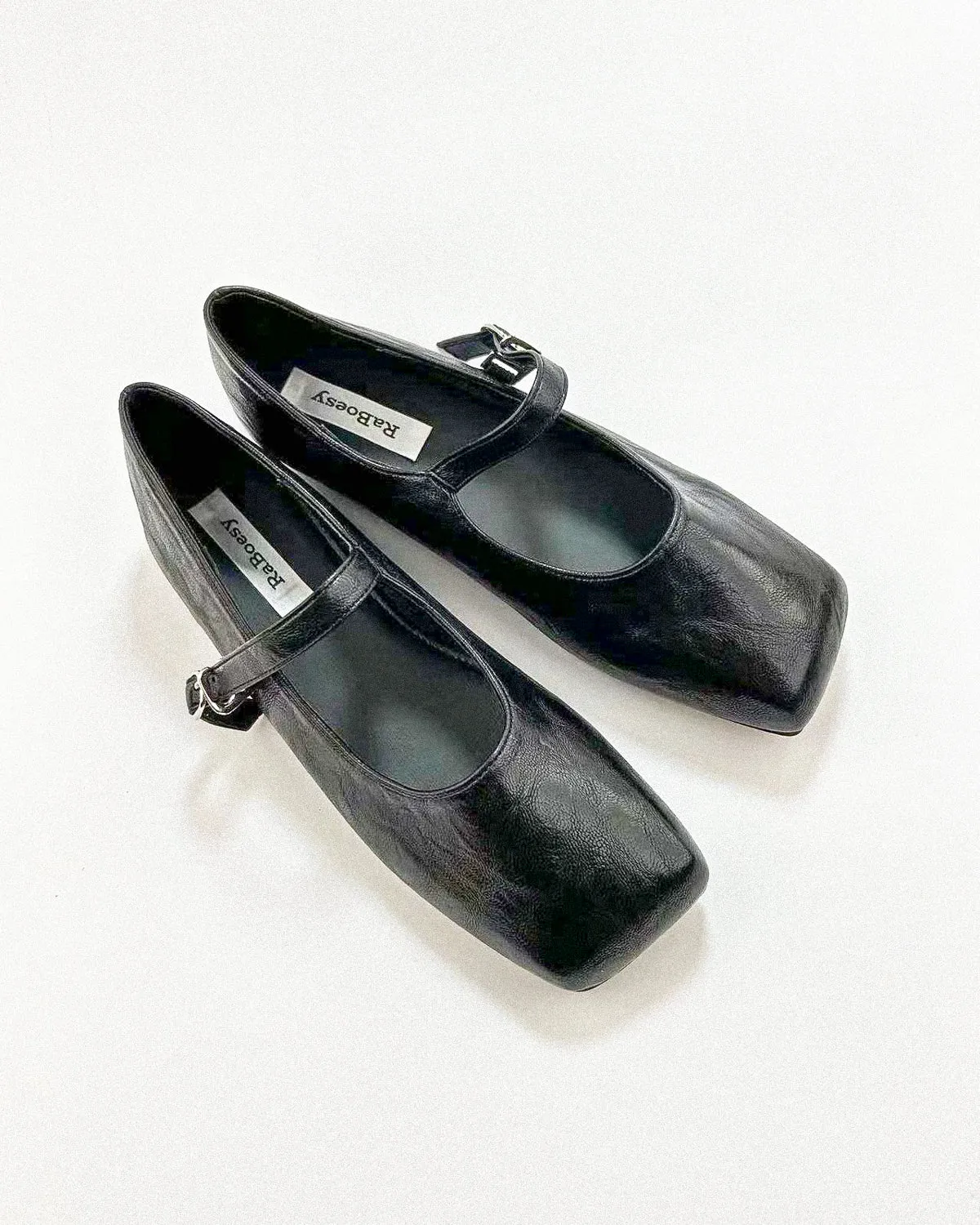 Plain Toe Mary Jane Flats