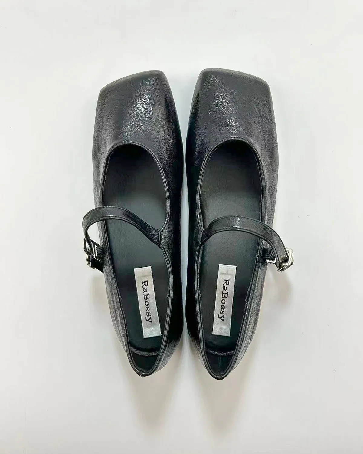 Plain Toe Mary Jane Flats