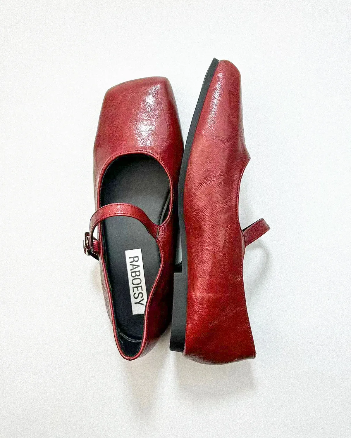 Plain Toe Mary Jane Flats