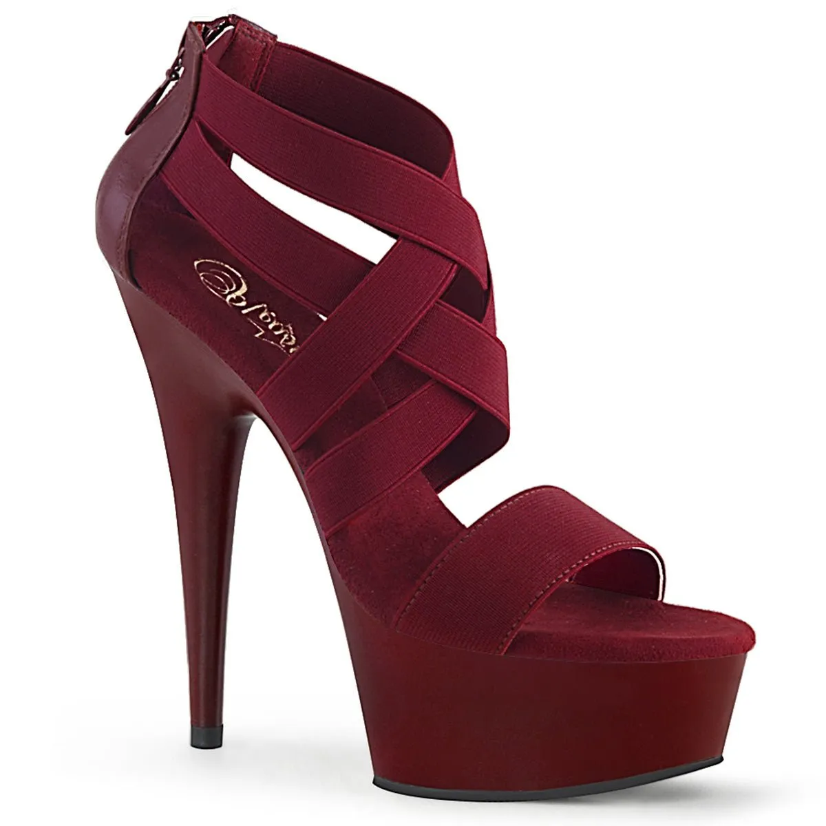 Pleaser Delight 669 Burgundy