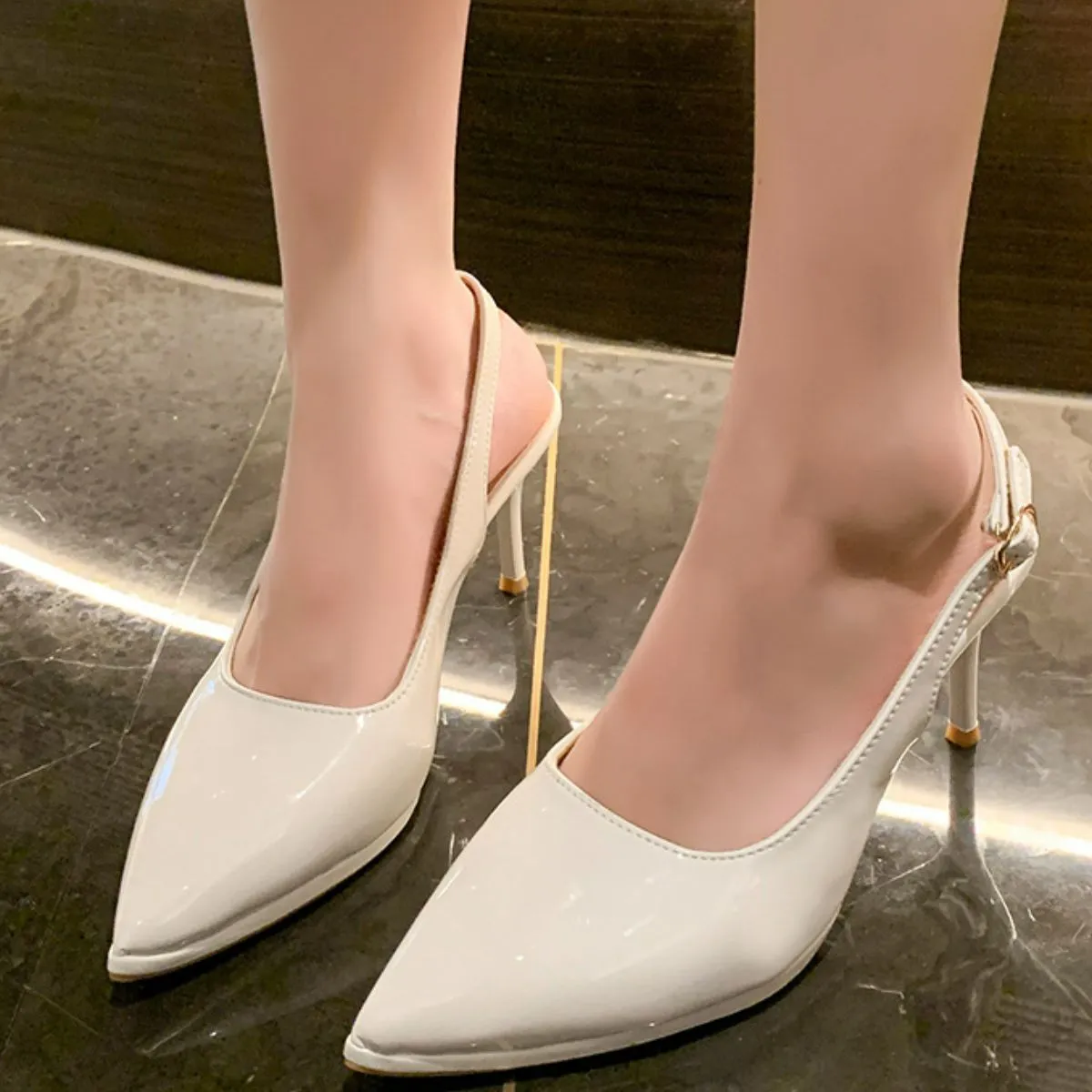 Point Toe Stiletto Pumps