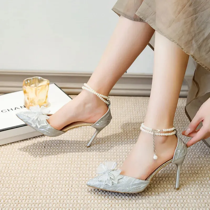 Point Toe Stiletto Pumps