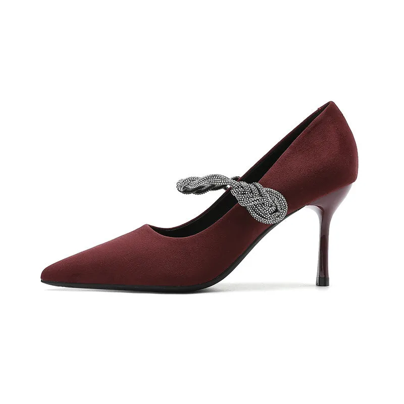 Point Toe Stiletto Pumps