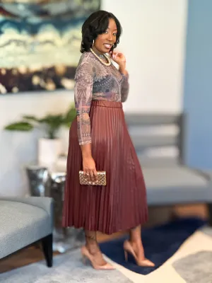 "Michelle" Pleated Skirt
