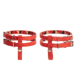 REVERSIBLE DOUBLE WRAP ANKLE STRAPS