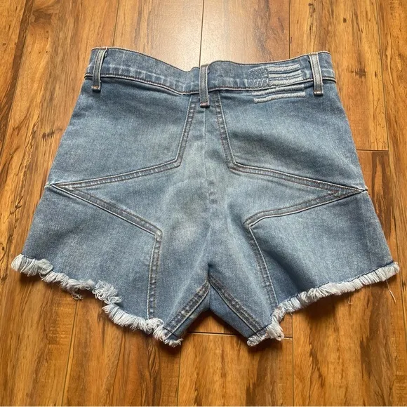 REVICE Denim Venus Cutoffs Distressed Star Shorts Size 27