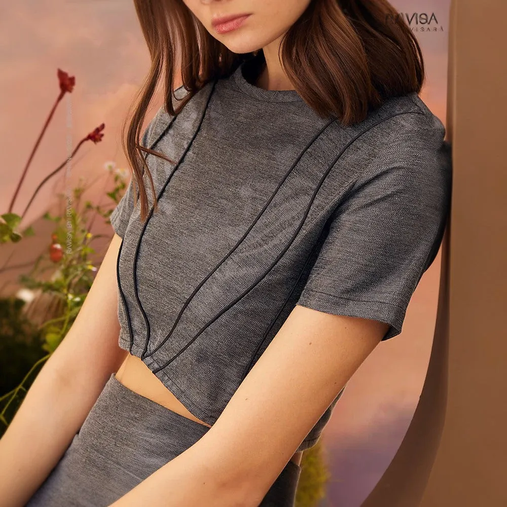 Scale Cropped Top