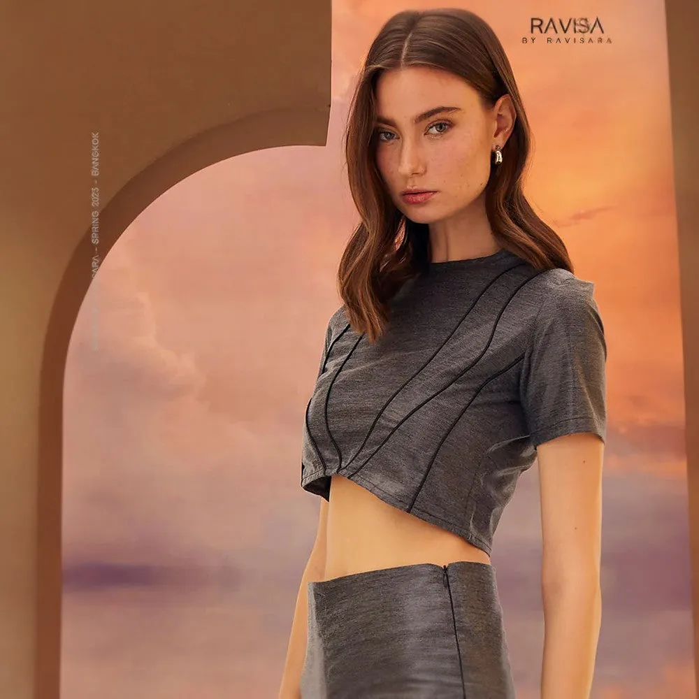 Scale Cropped Top