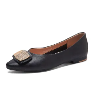 Shallow Flat Shoes With Soft Sole And Soft Surface