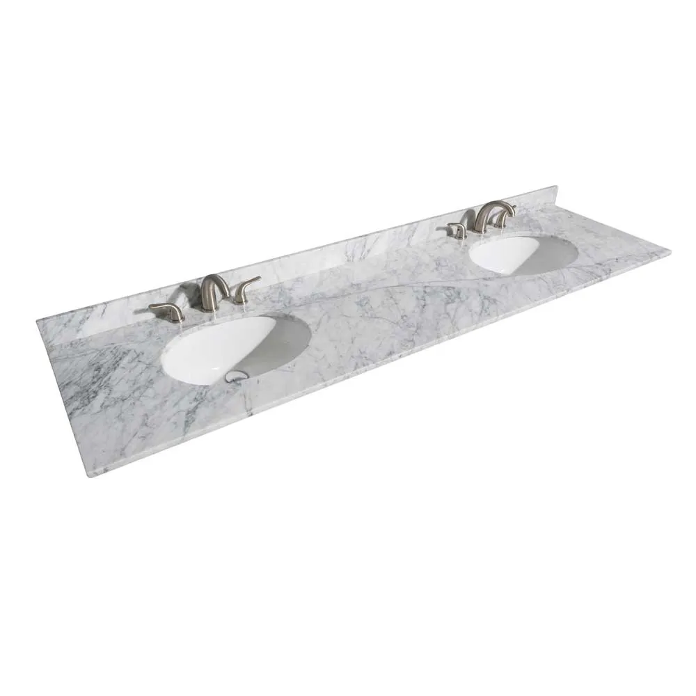 Sheffield 80 Inch Double Bathroom Vanity in Dark Gray