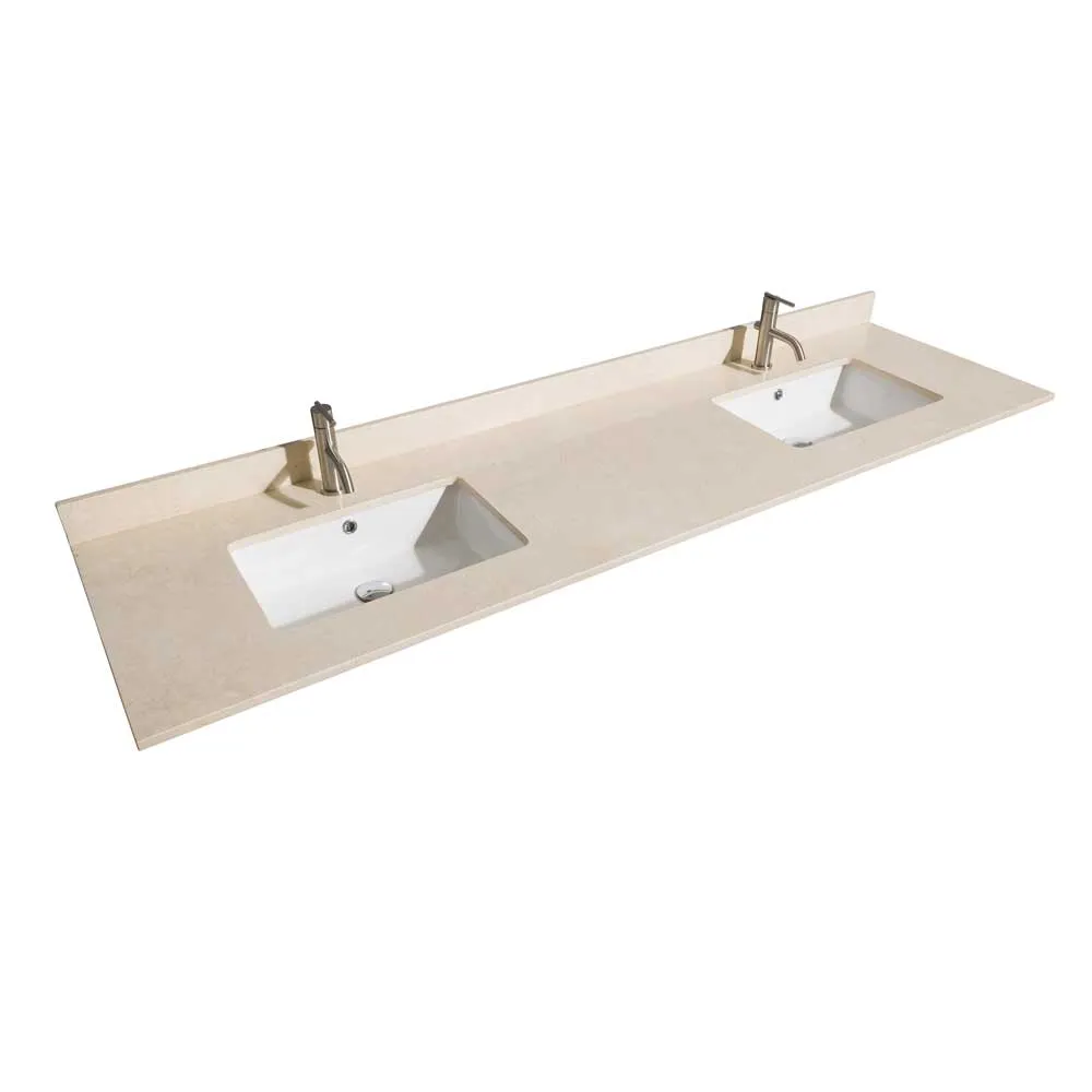Sheffield 80 Inch Double Bathroom Vanity in Dark Gray