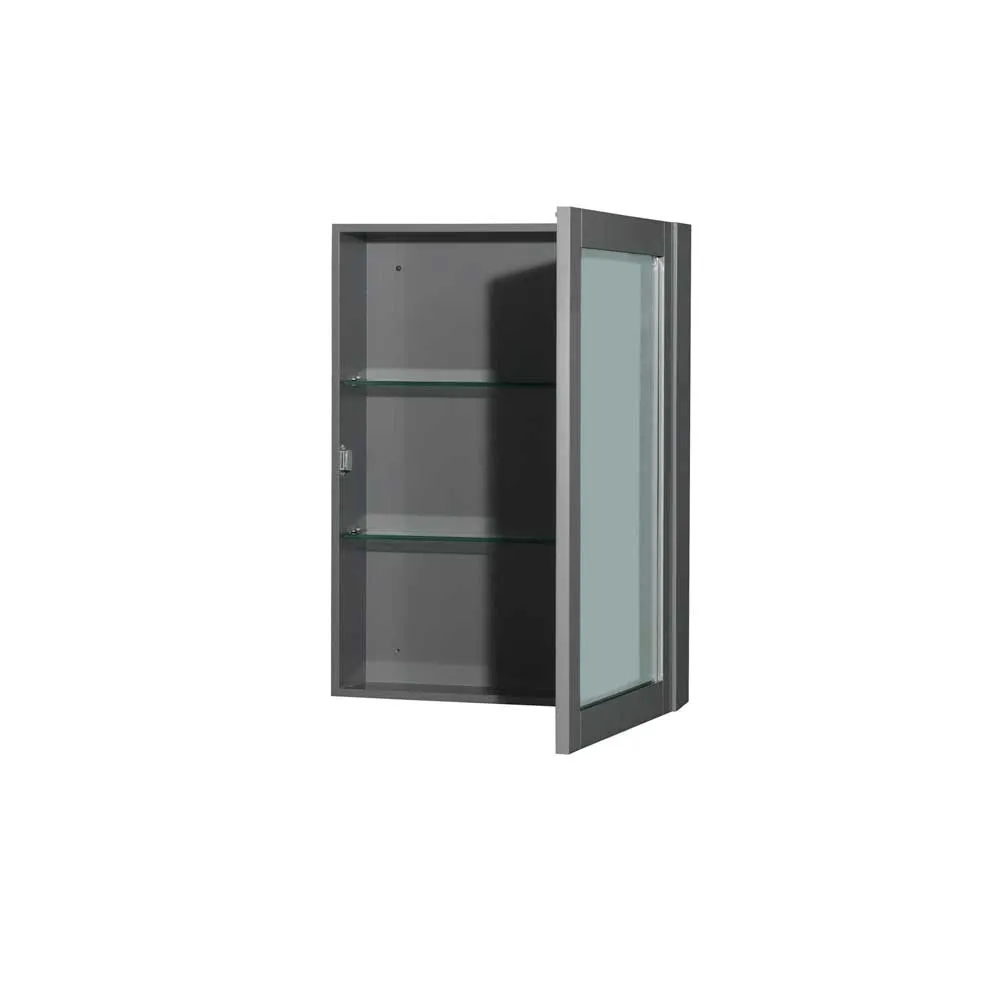Sheffield 80 Inch Double Bathroom Vanity in Dark Gray