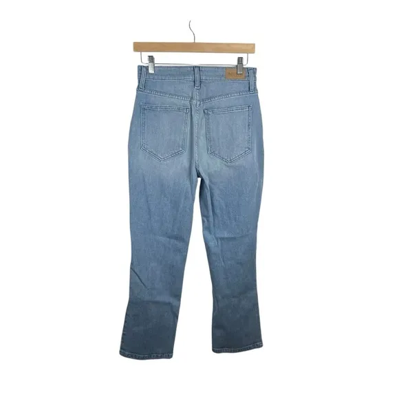 Show Me Your Mumu Midtown Straight Leg Distressed Jeans in Light Wash Size 28