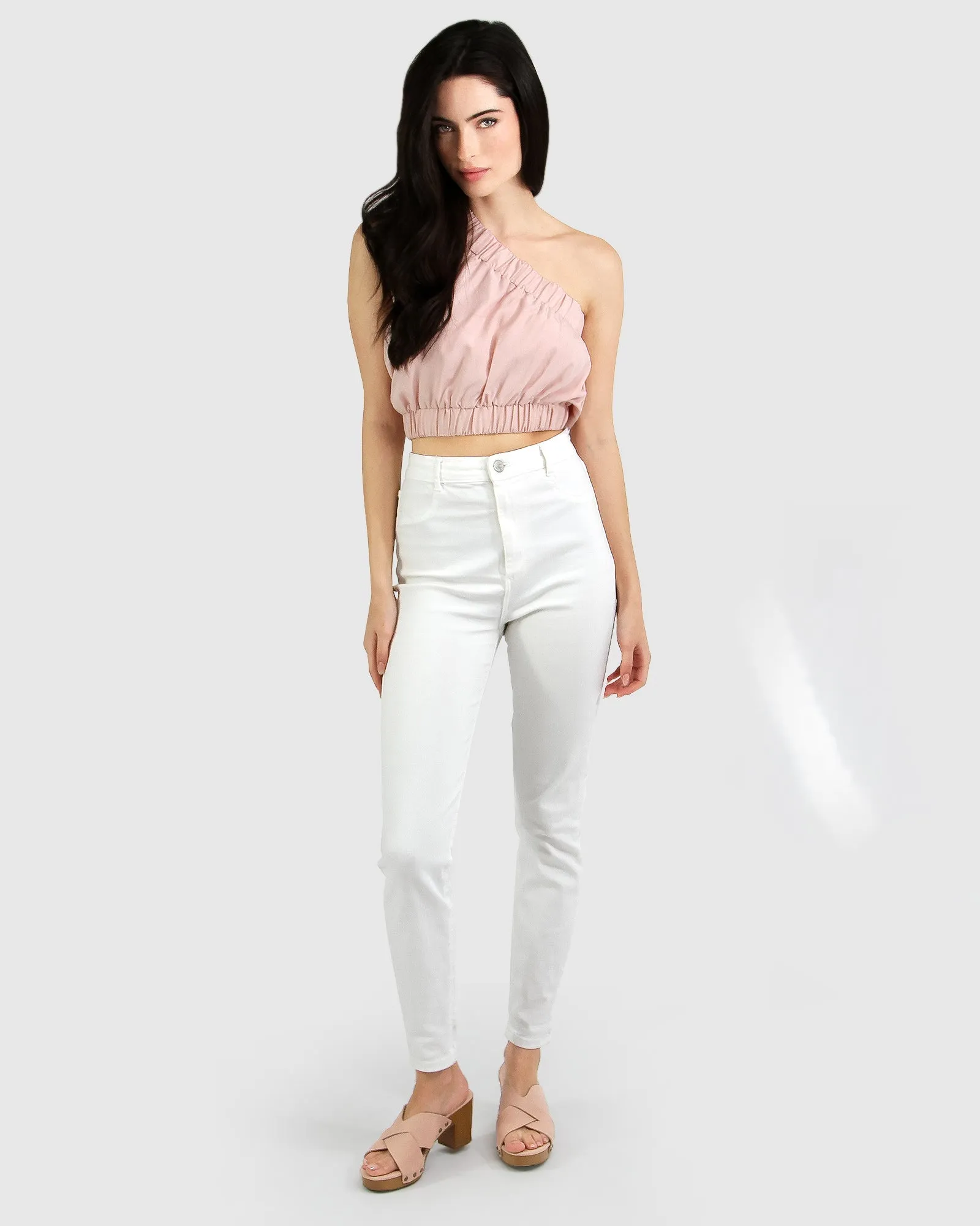 Sideline Cropped Top - Rose Bud Pink