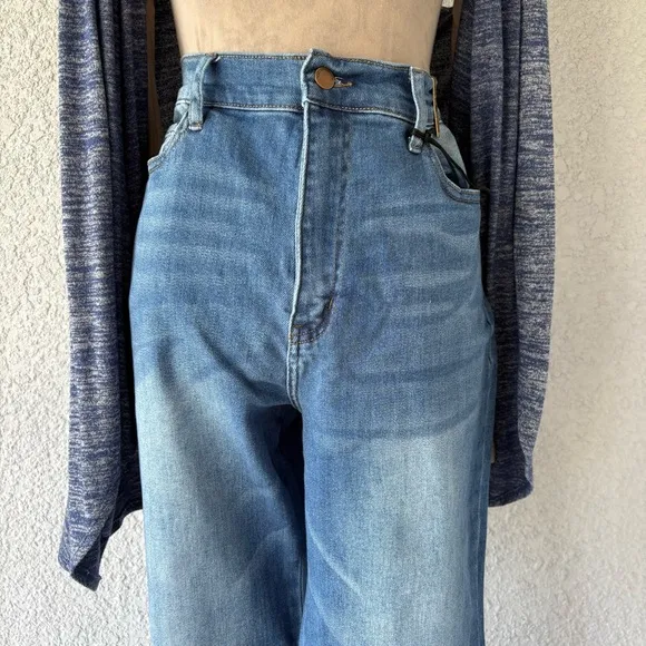 Sienna Color Block Flare Jeans - Size 1X