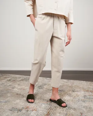 signature elastic unisex pant - oatmeal