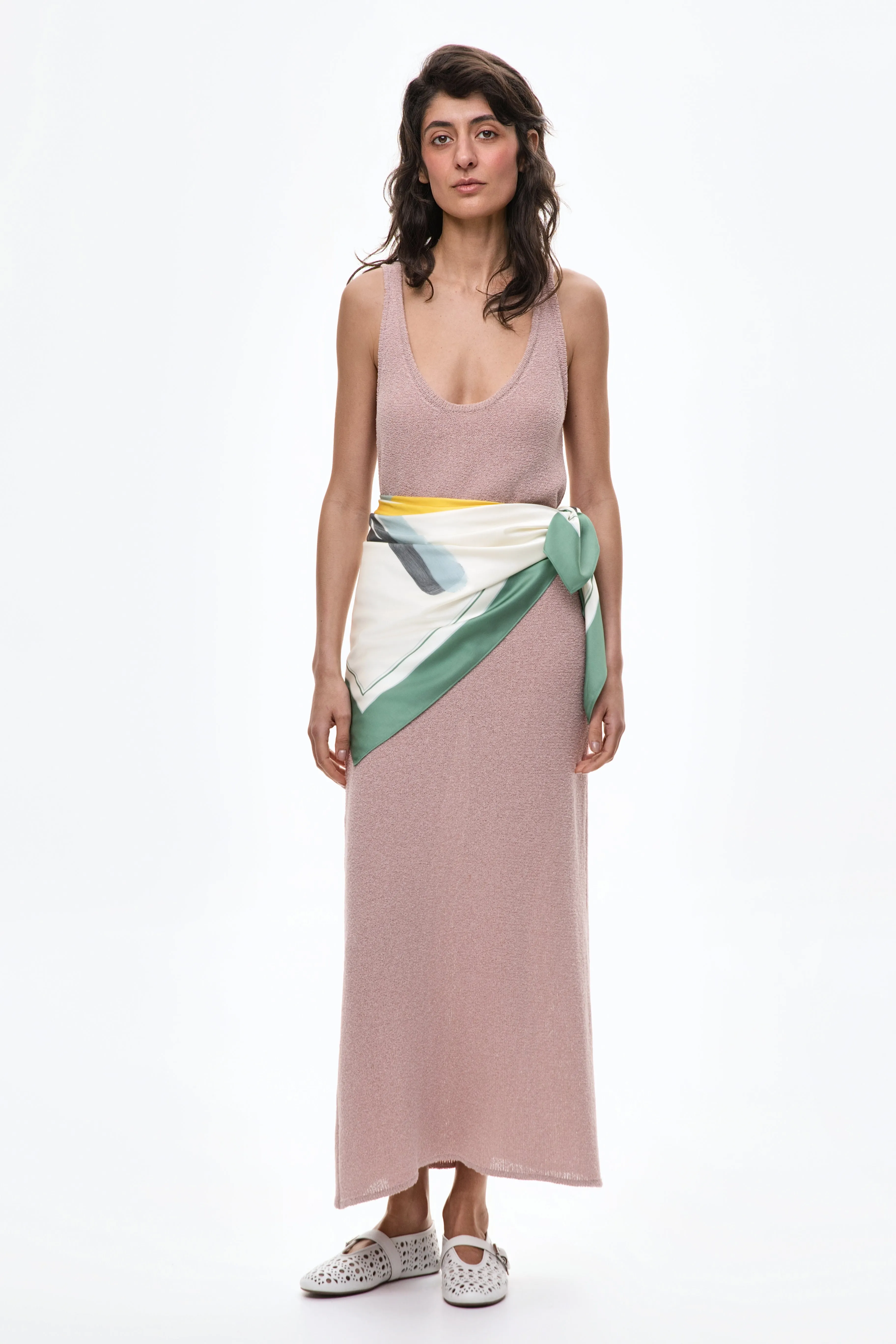 Silva Dress in Peony Pink