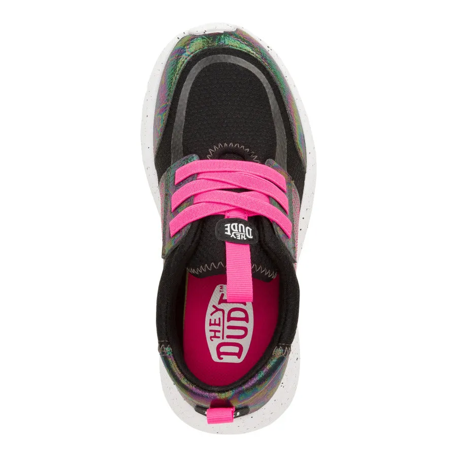 Sirocco Play Youth Brights - Black/Pink