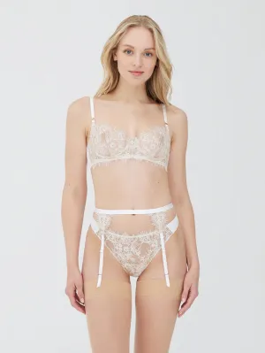 SKARLETT BLUE-ENTICE GARTER BELT WHITE