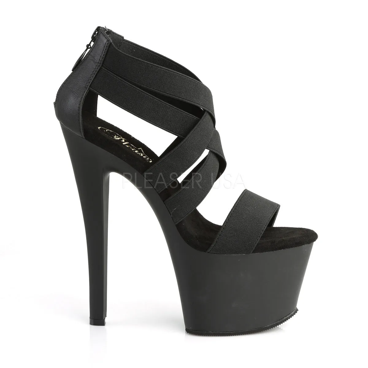 SKY-369  Black Elastic Band/Black Matte