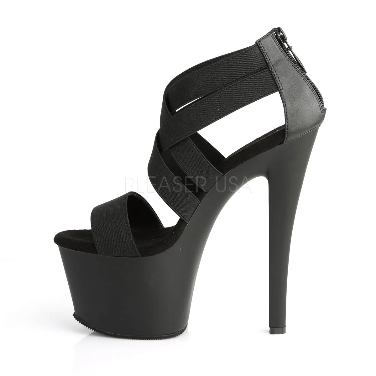 SKY-369  Black Elastic Band/Black Matte