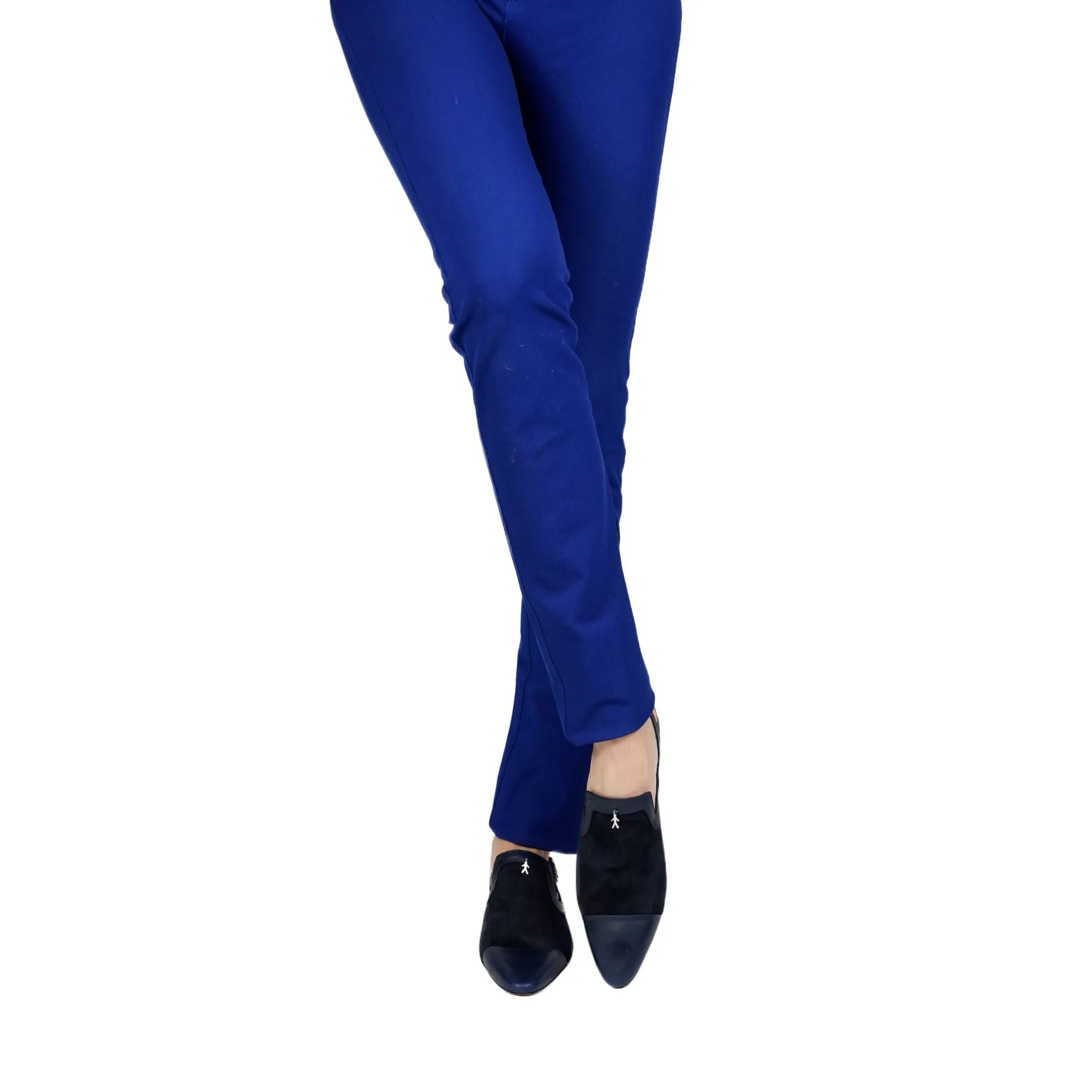 Slingback Shoe Suede Deep Blue