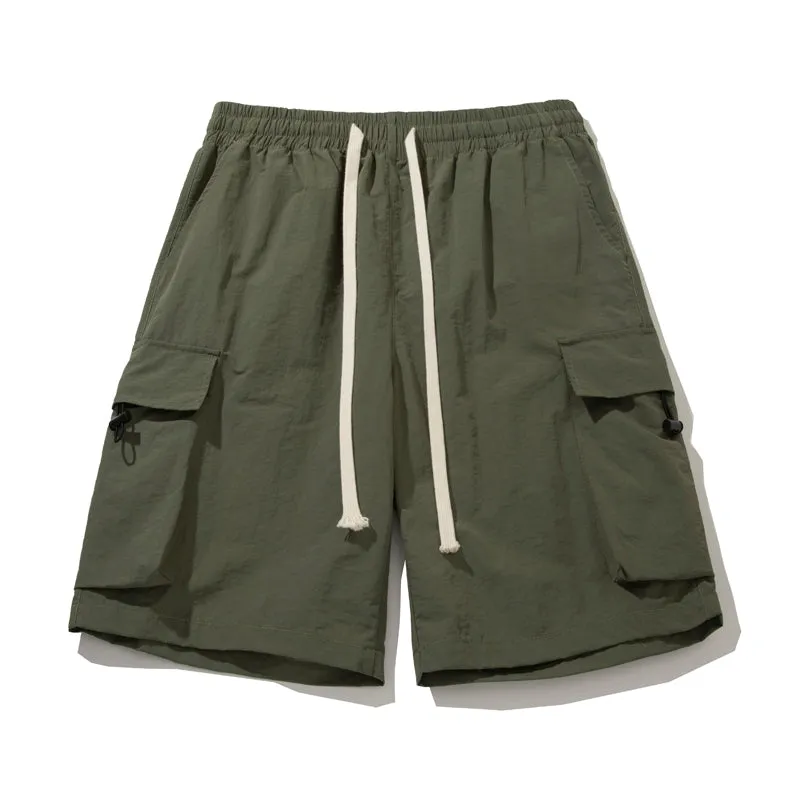 Solid color pocket shorts-D108 | Inspanda