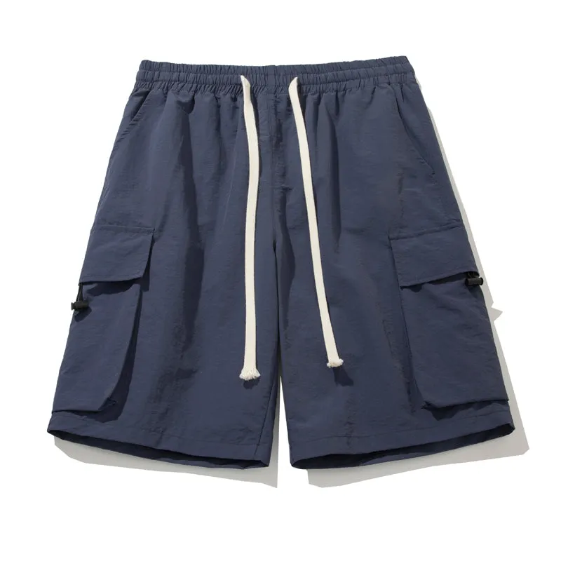 Solid color pocket shorts-D108 | Inspanda