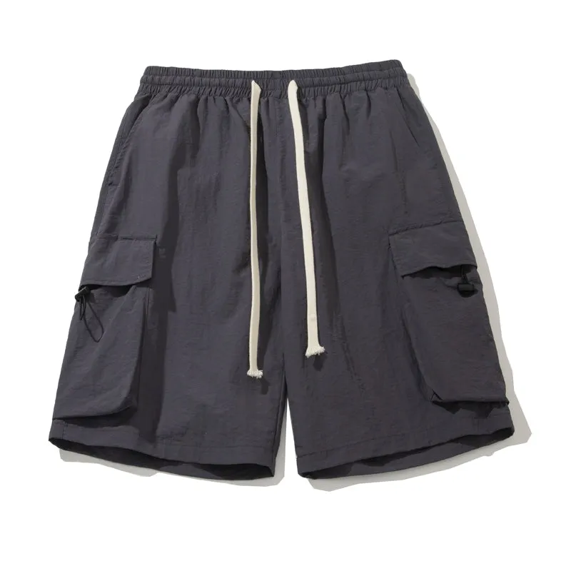 Solid color pocket shorts-D108 | Inspanda