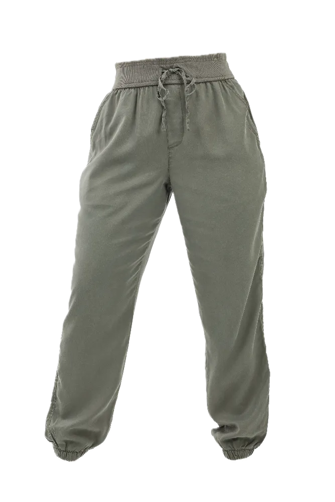 Solid Joggers -Olive
