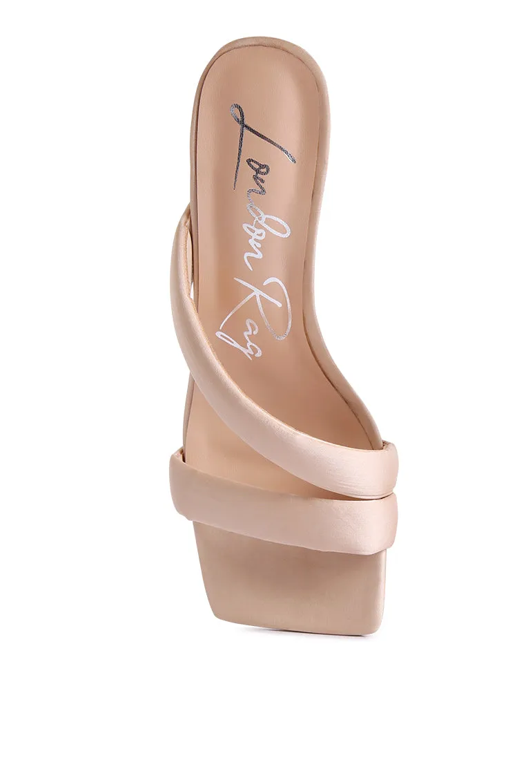 Spice Up Dual Strap Heel Sandals