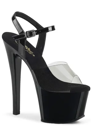SS-SKY-308-1 Black Vinyl Sandal