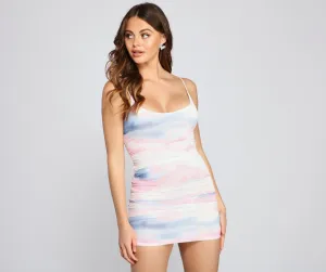 Such A Daydream Charming Mesh Mini Dress