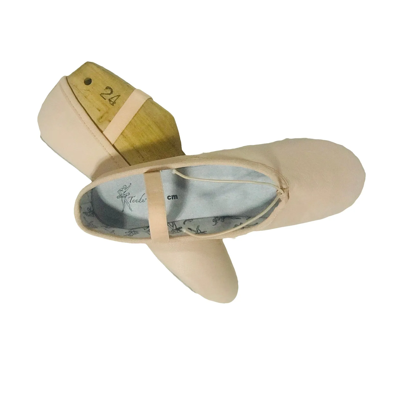 Tendu Pink Leather Ballet slipper - TPLFA