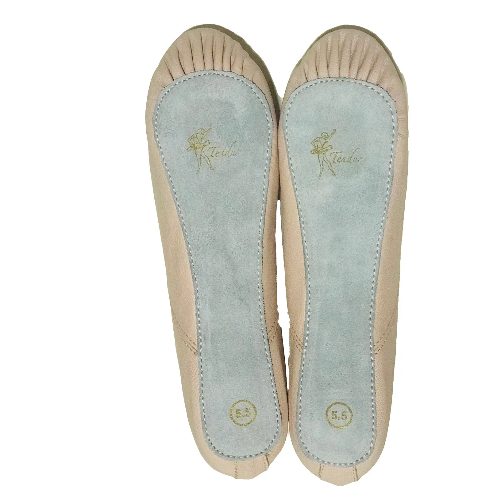 Tendu Pink Leather Ballet slipper - TPLFA