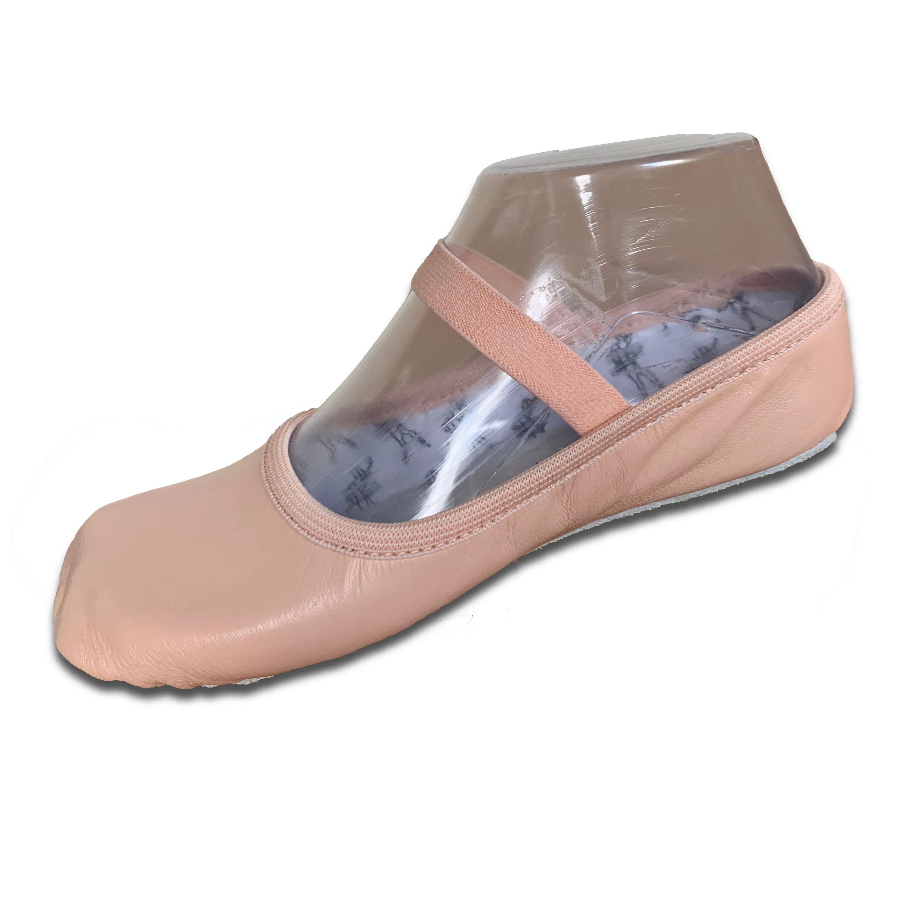 Tendu Pink Leather Ballet slipper - TPLFA