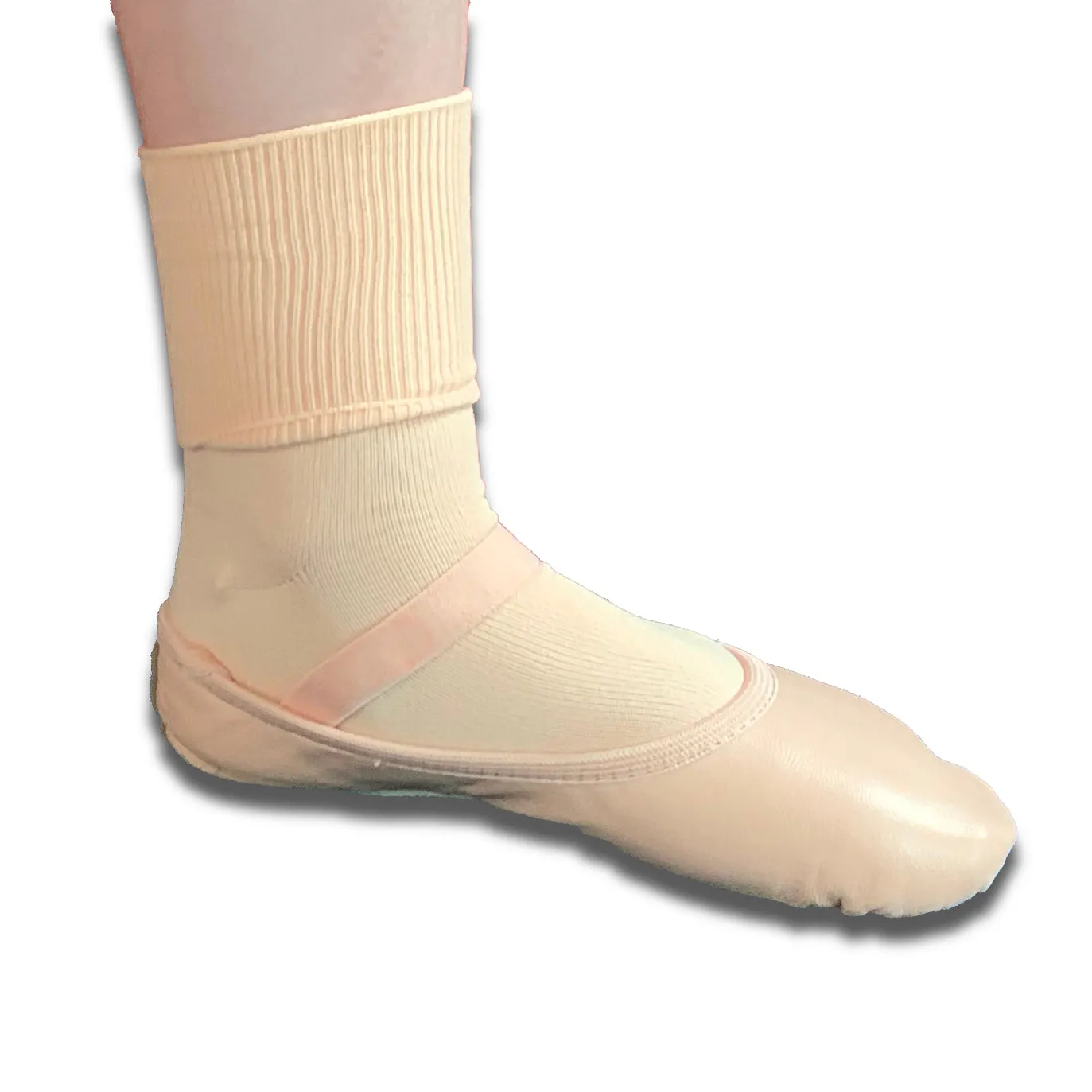 Tendu Pink Leather Ballet slipper - TPLFA