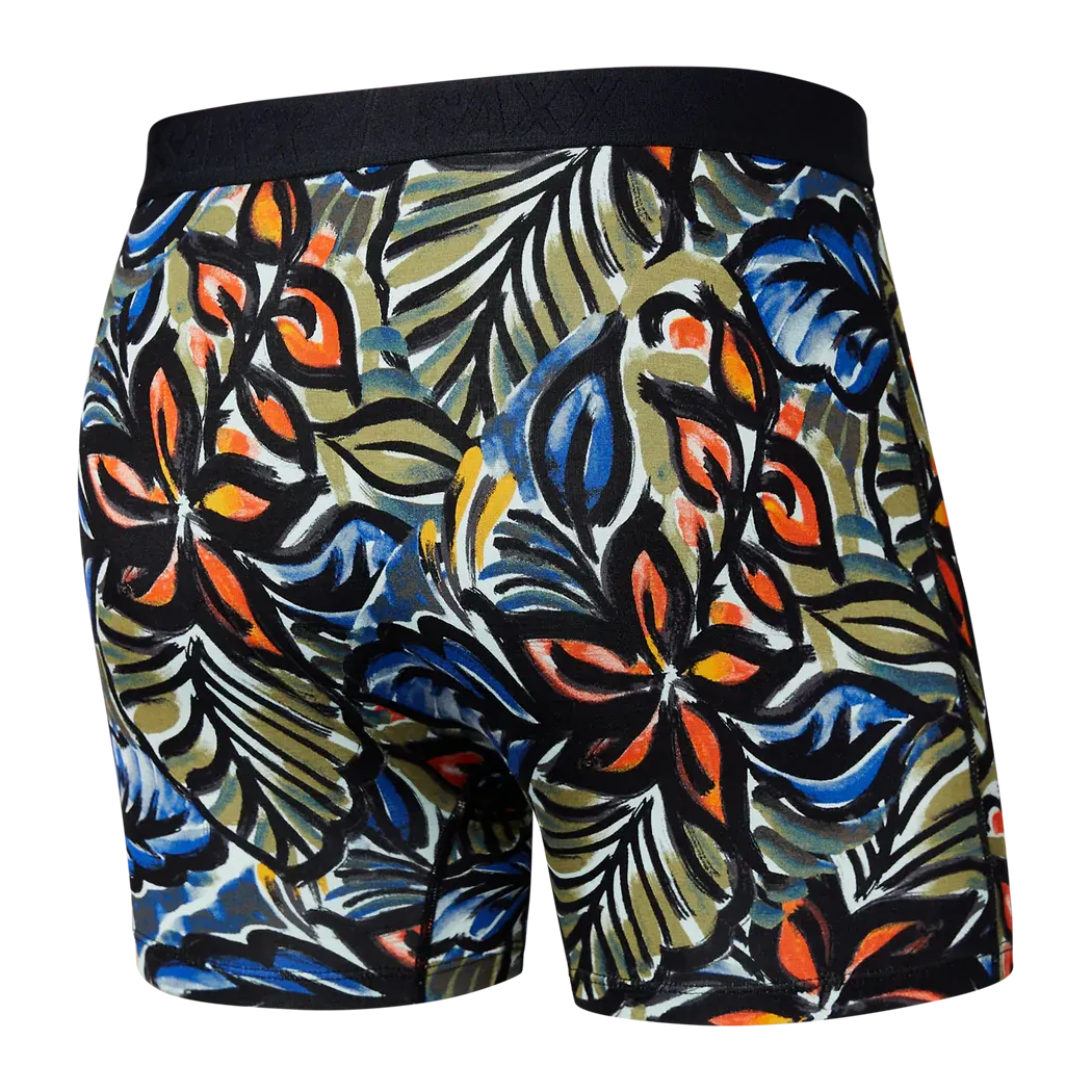 Ultra Super Soft Boxer Brief Fly - Painterly Paradise Multi