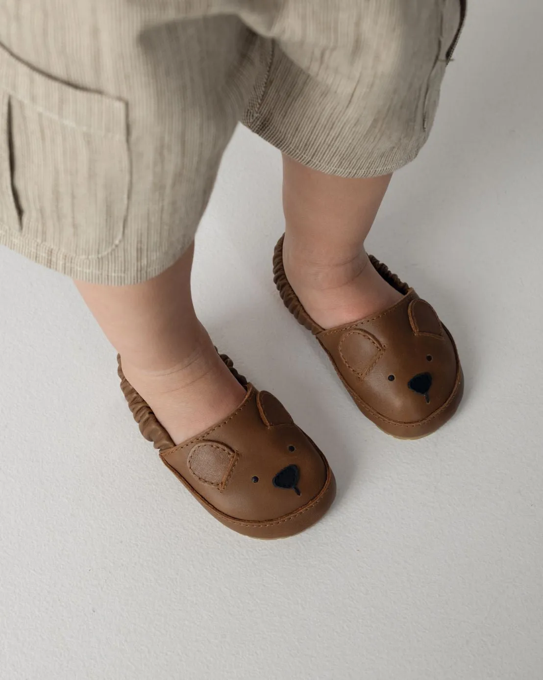 Vallie Sandals | Bear | Cognac Classic Leather