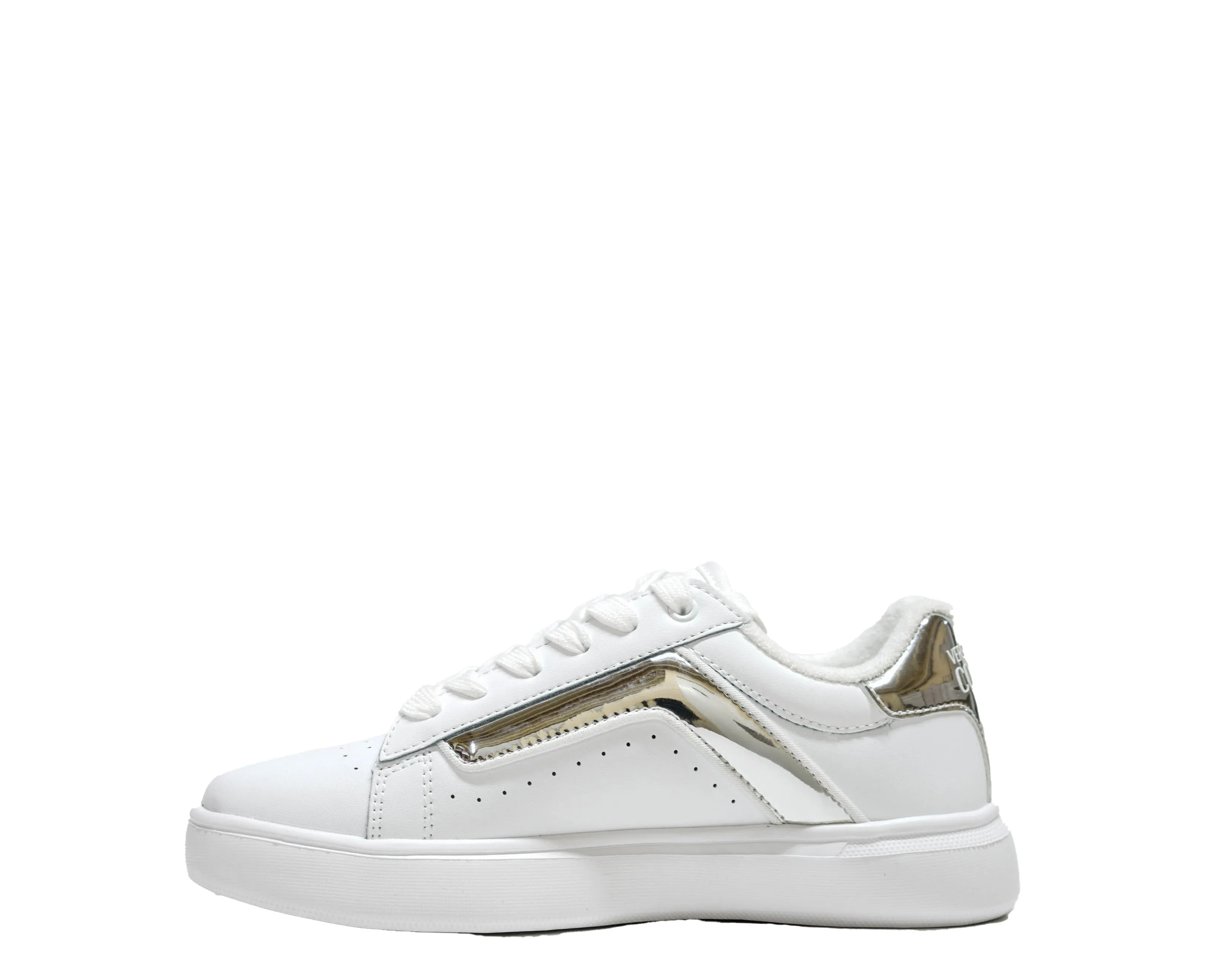 Versace Jeans Women's White & Silver Sneaker 73VASL3 - 40% OFF