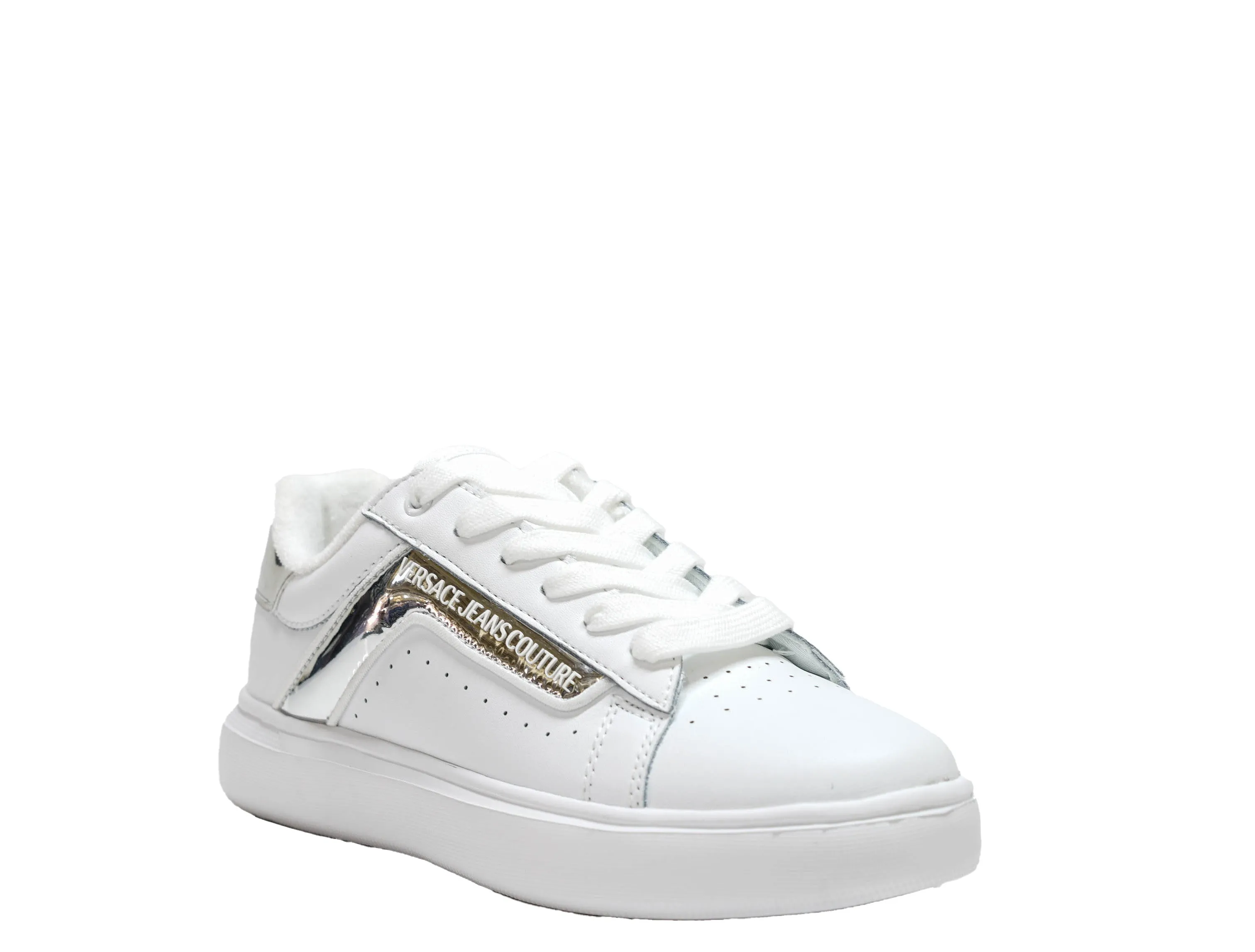 Versace Jeans Women's White & Silver Sneaker 73VASL3 - 40% OFF