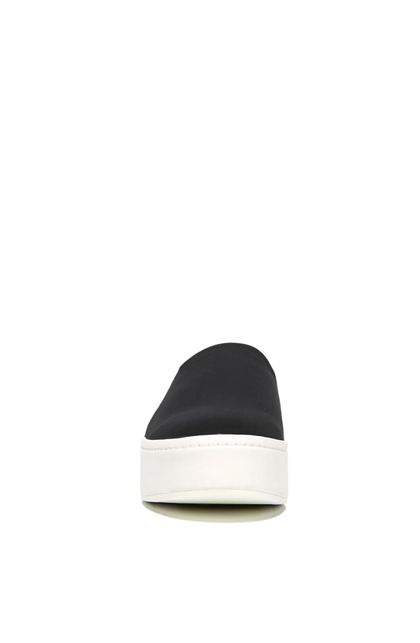 Vince Womens Warren Platform Slip On Fashion Sneakers Black Micro Stretch 10 M US