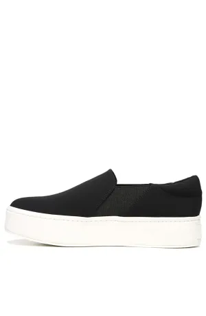 Vince Womens Warren Platform Slip On Fashion Sneakers Black Micro Stretch 10 M US