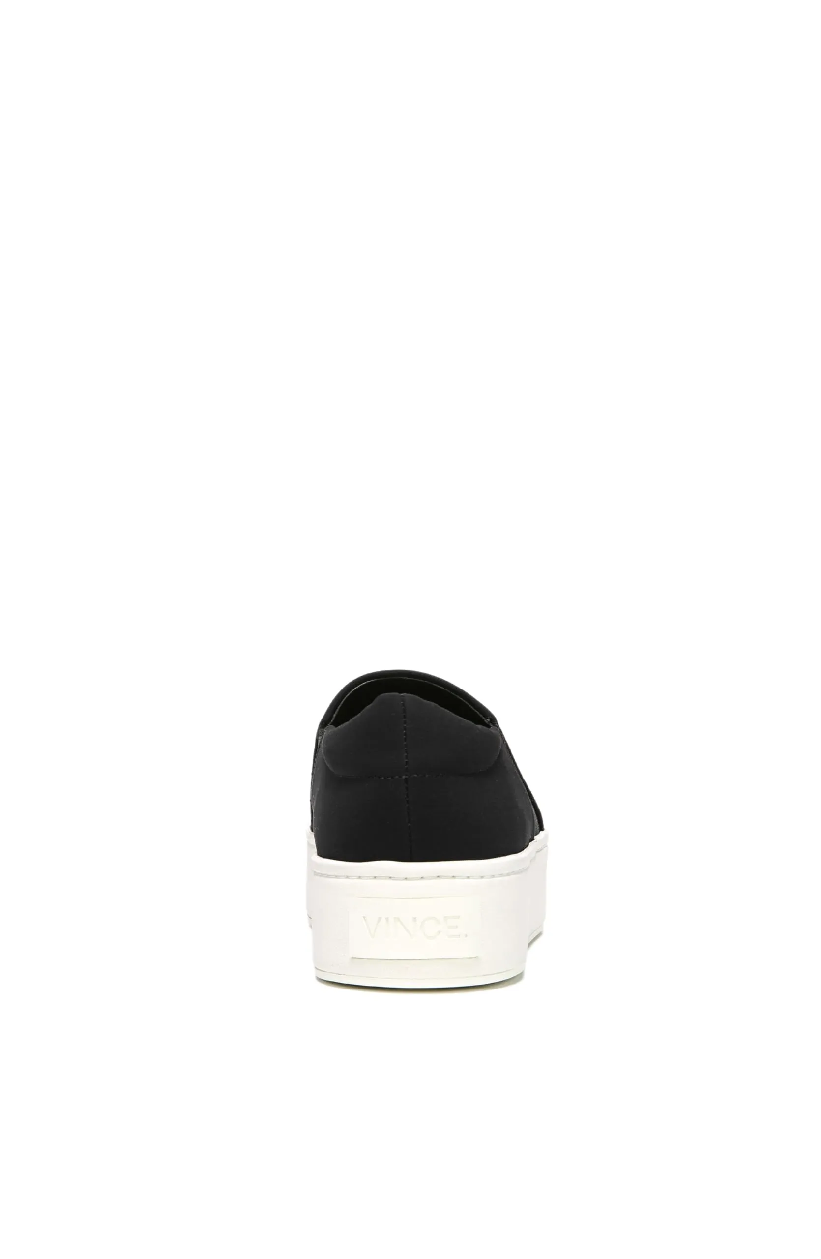 Vince Womens Warren Platform Slip On Fashion Sneakers Black Micro Stretch 10 M US